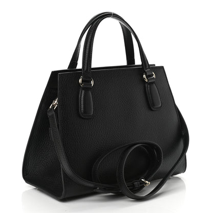 Gucci Dollar Calfskin Medium Soho Top Handle Satchel Black 3 of 10