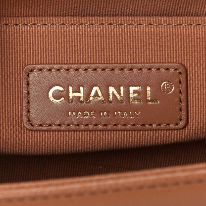 Chanel Caviar Quilted Medium Boy Flap Brown 5 of 10