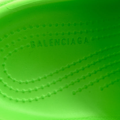 Balenciaga X CROCS Rubber Womens Pool Slides 37 Neon Green 6 of 9