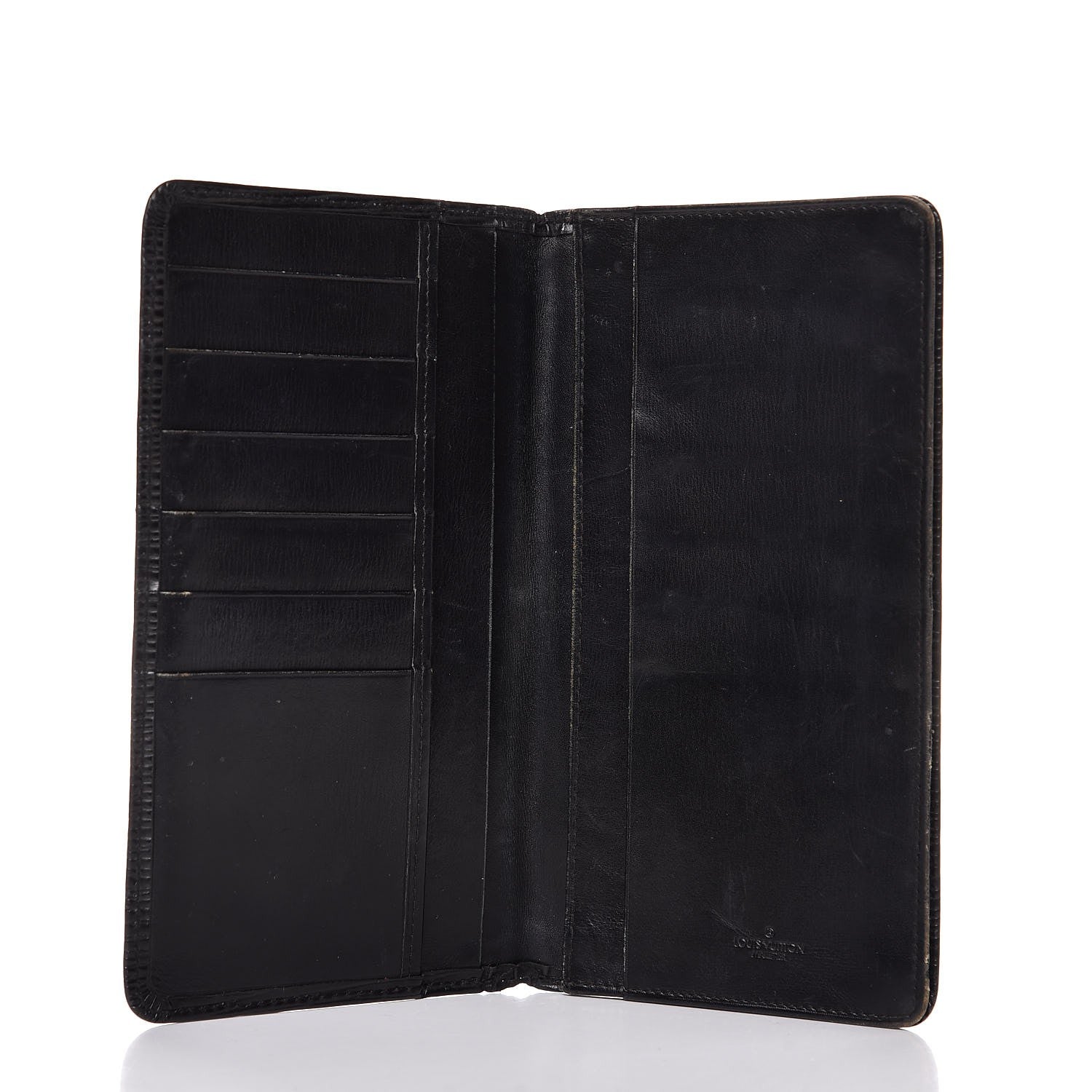 Louis Vuitton Epi Checkbook Card Holder Black 5 of 9