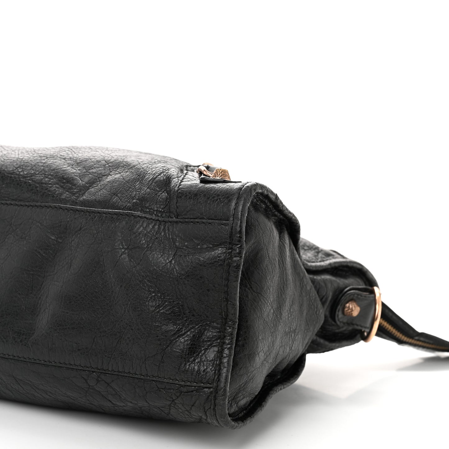 Agneau Giant 12 Rose Gold Hardware City Black