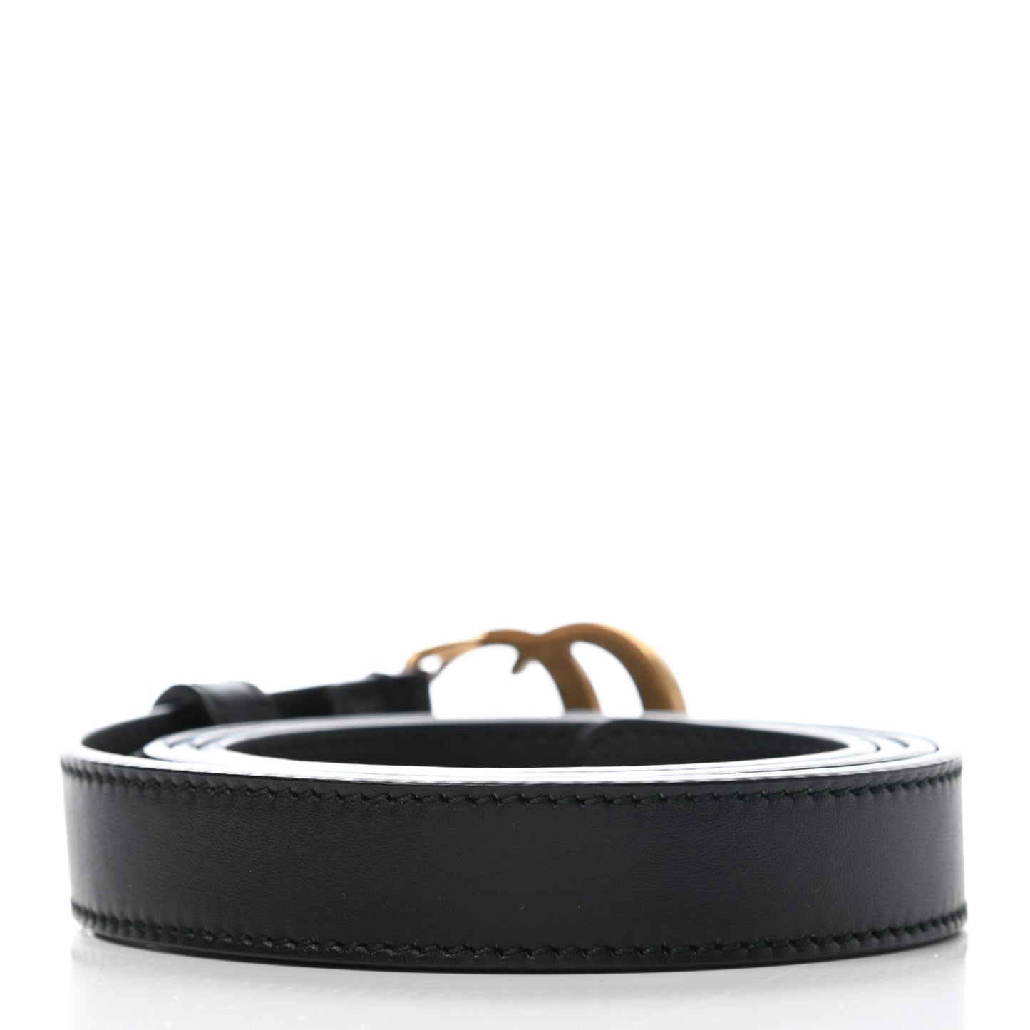 Calfskin Double G 20mm Belt 95 38 Black