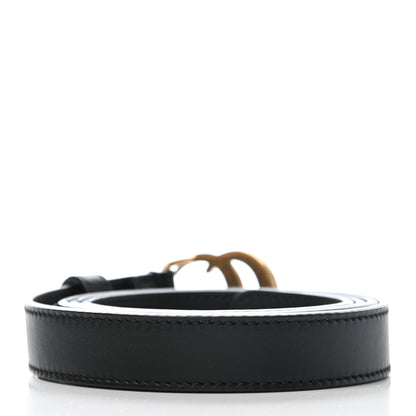 Gucci Calfskin Double G 20mm Belt 95 38 Black 2 of 5