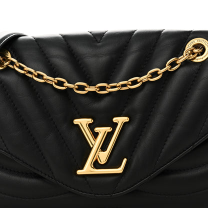 Louis Vuitton Calfskin New Wave Chain MM NM Black 7 of 9