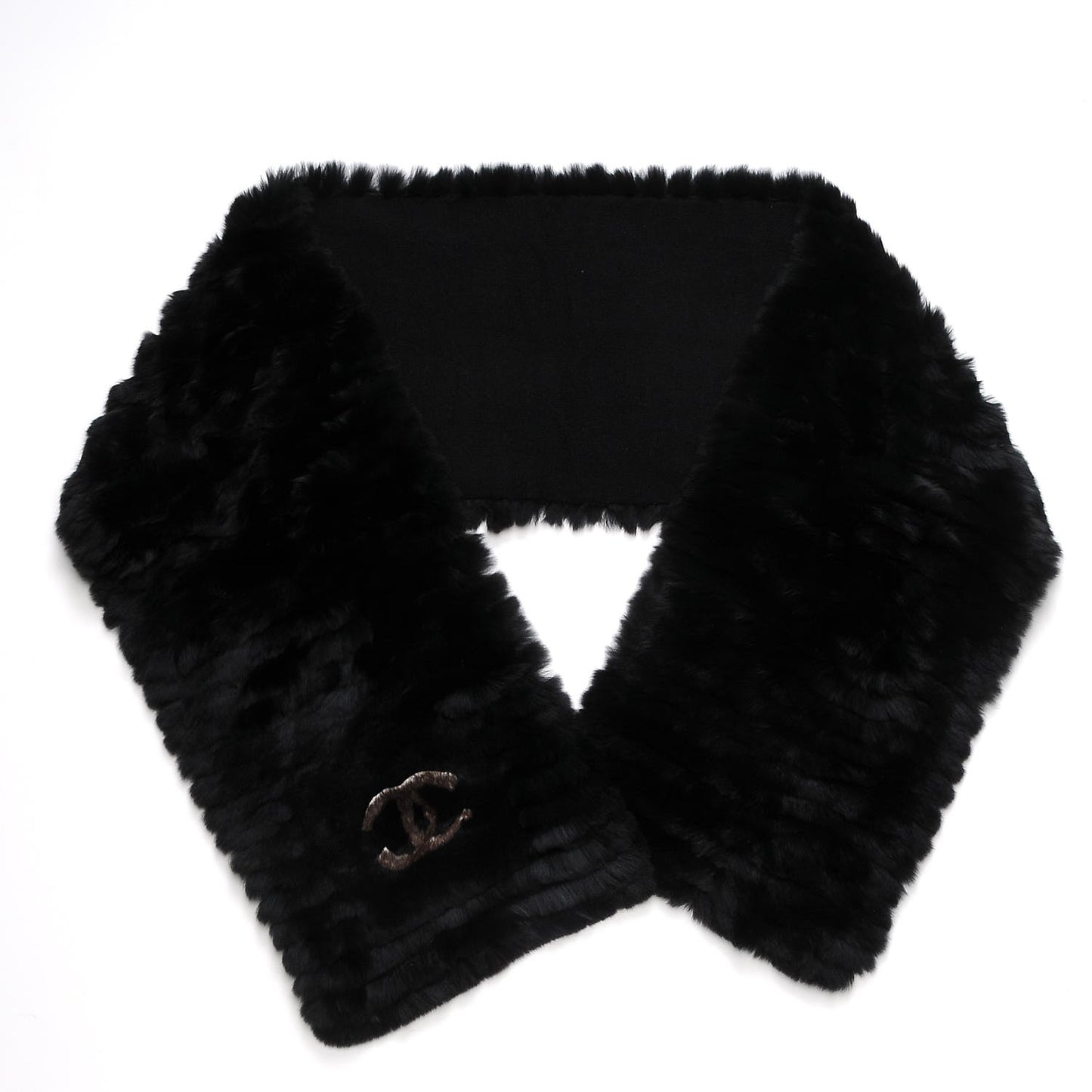 Orylag Rabbit Fur CC Scarf Black