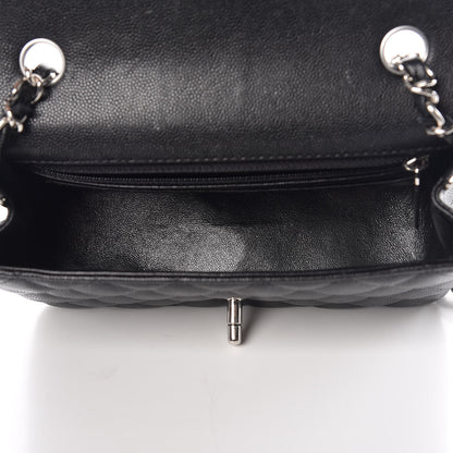 Chanel Caviar Quilted Mini Rectangular Flap Black 5 of 8