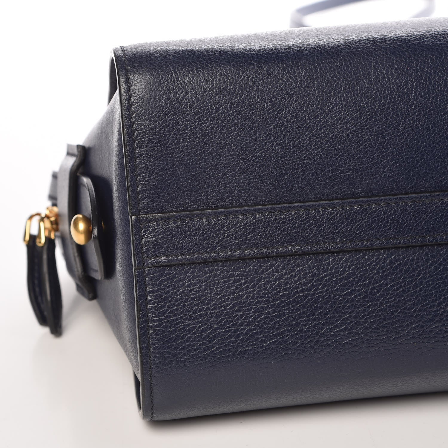 Prada Vitello Daino Shoulder Bag Baltico 11 of 12