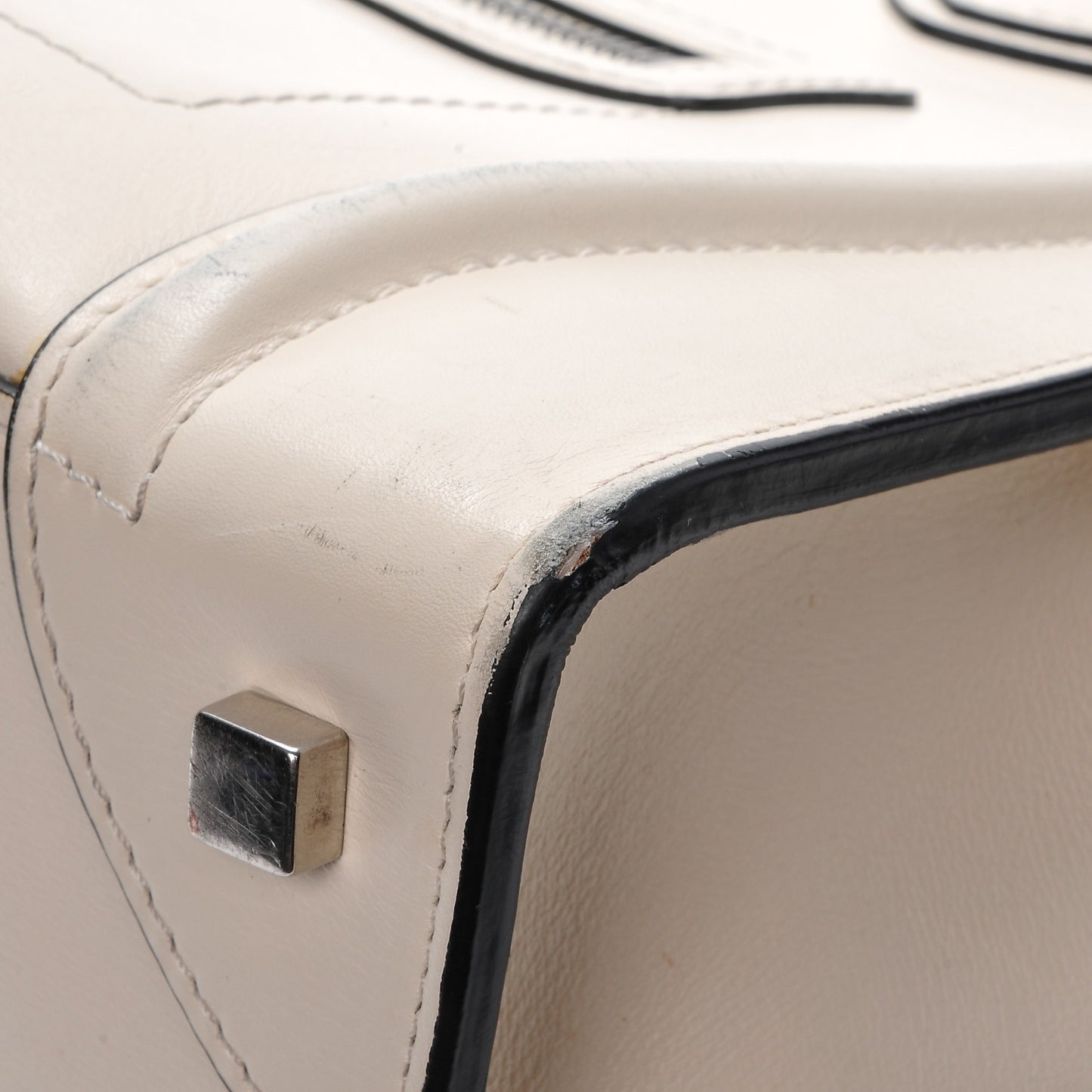 Smooth Calfskin Mini Luggage Ivory