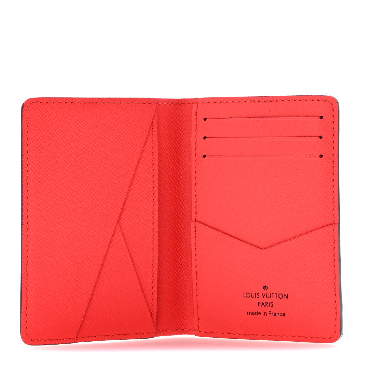 Louis Vuitton Taigarama Pocket Organizer NM Fire Red 5 of 9