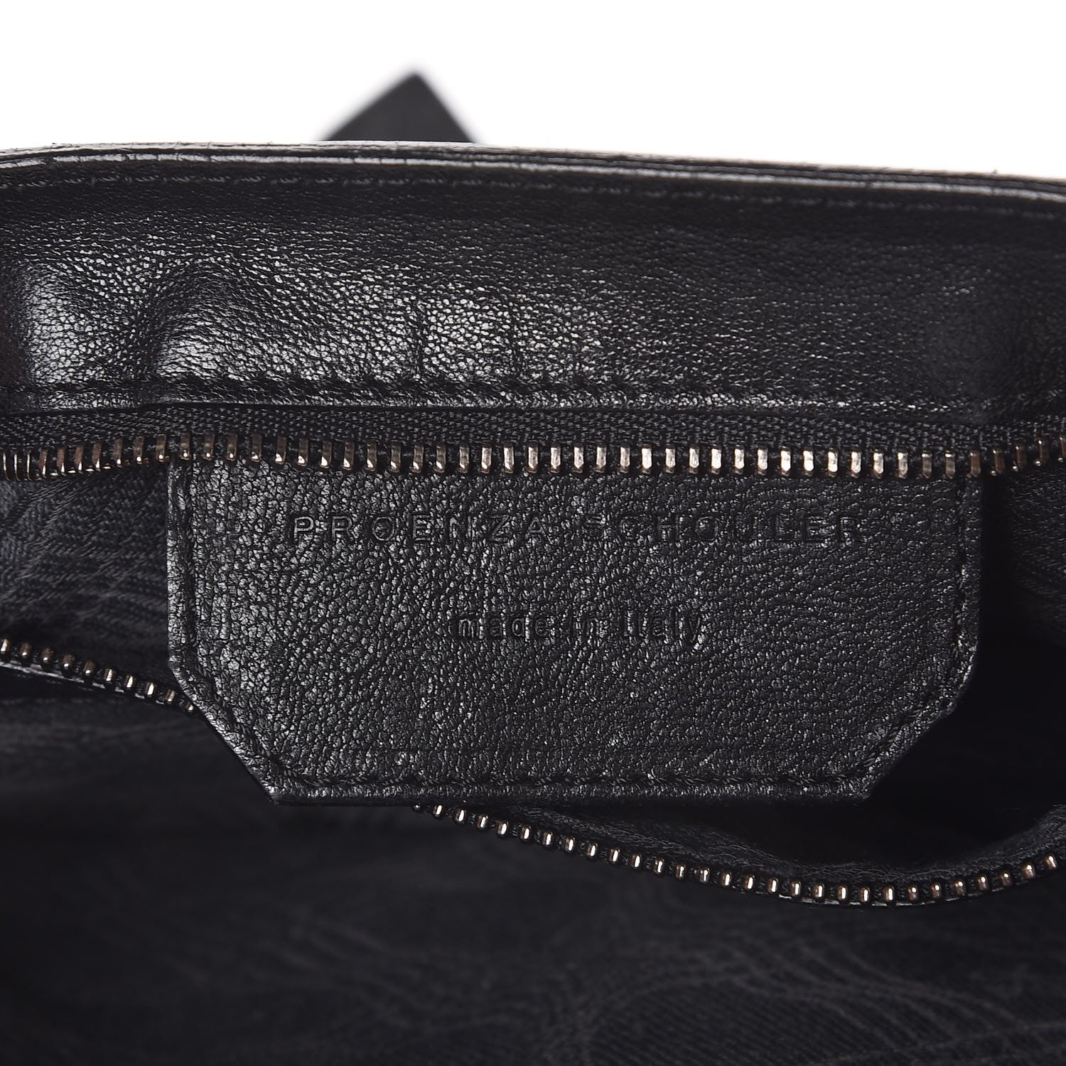 Proenza Schouler Lambskin PS1 Pochette Clutch Black 6 of 7