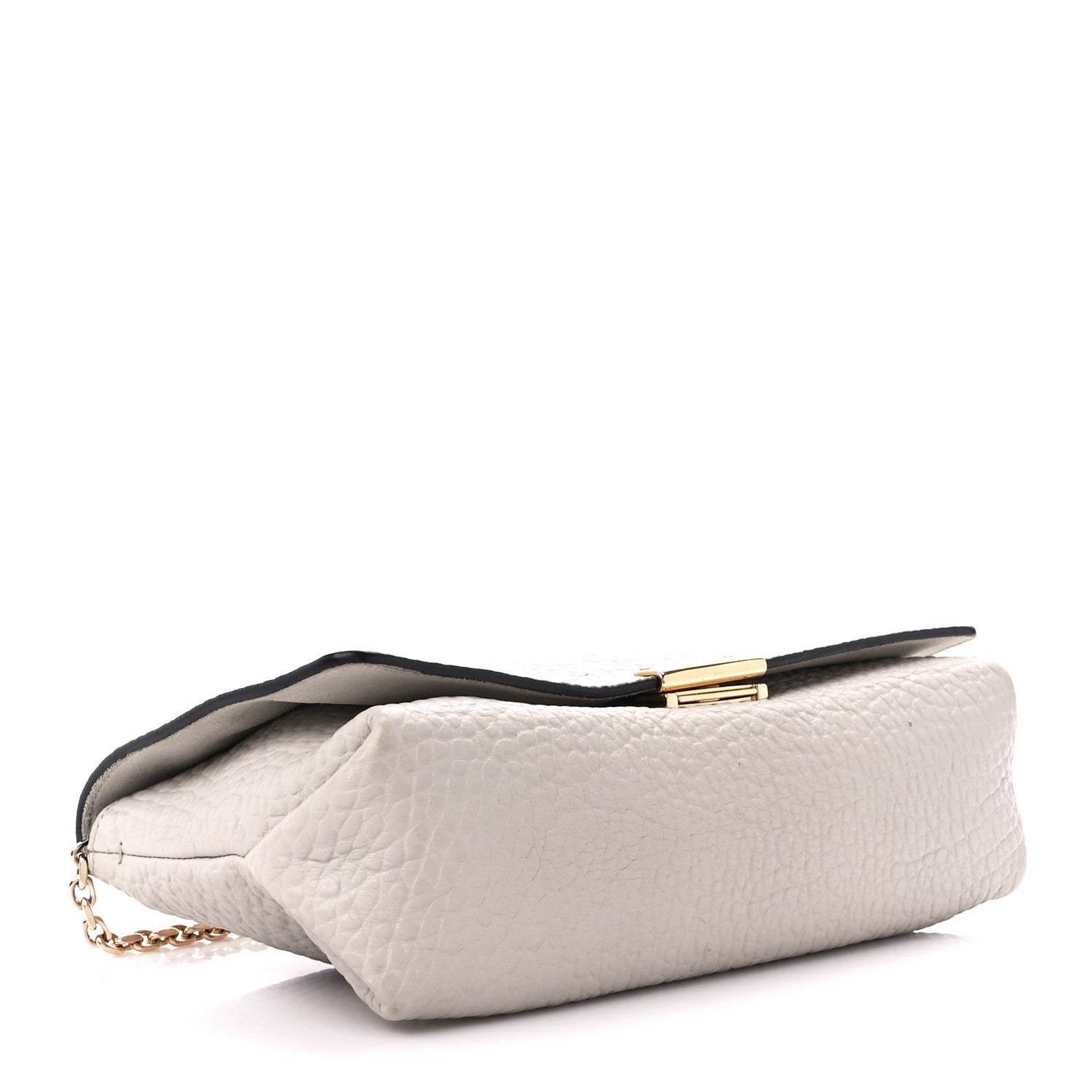Burberry Signature Grain Medium Mildenhall Crossbody Bag Pale Grey 4 of 12