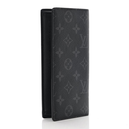 Louis Vuitton Monogram Eclipse Brazza Wallet 3 of 8