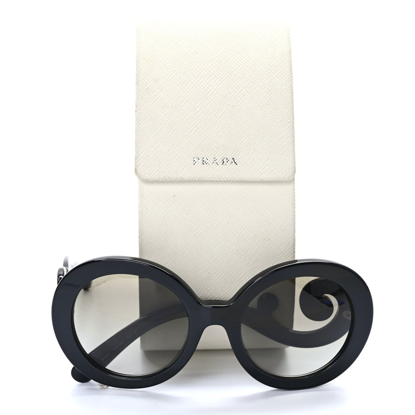 Acetate Baroque Sunglasses SPR 27N Black