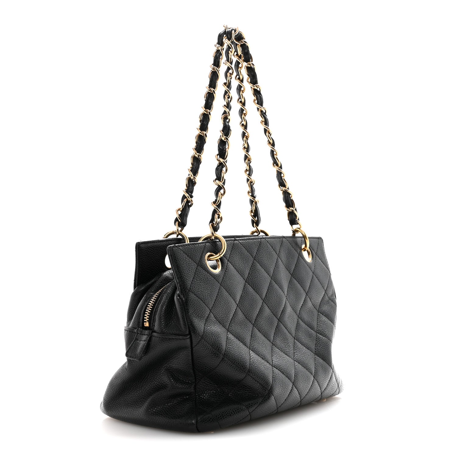 Chanel Caviar Quilted Petit Timeless Tote PTT Black 3 of 16