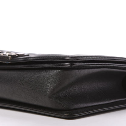 Chanel Grained Calfskin Quilted New Medium Boy Flap Black 7 of 11