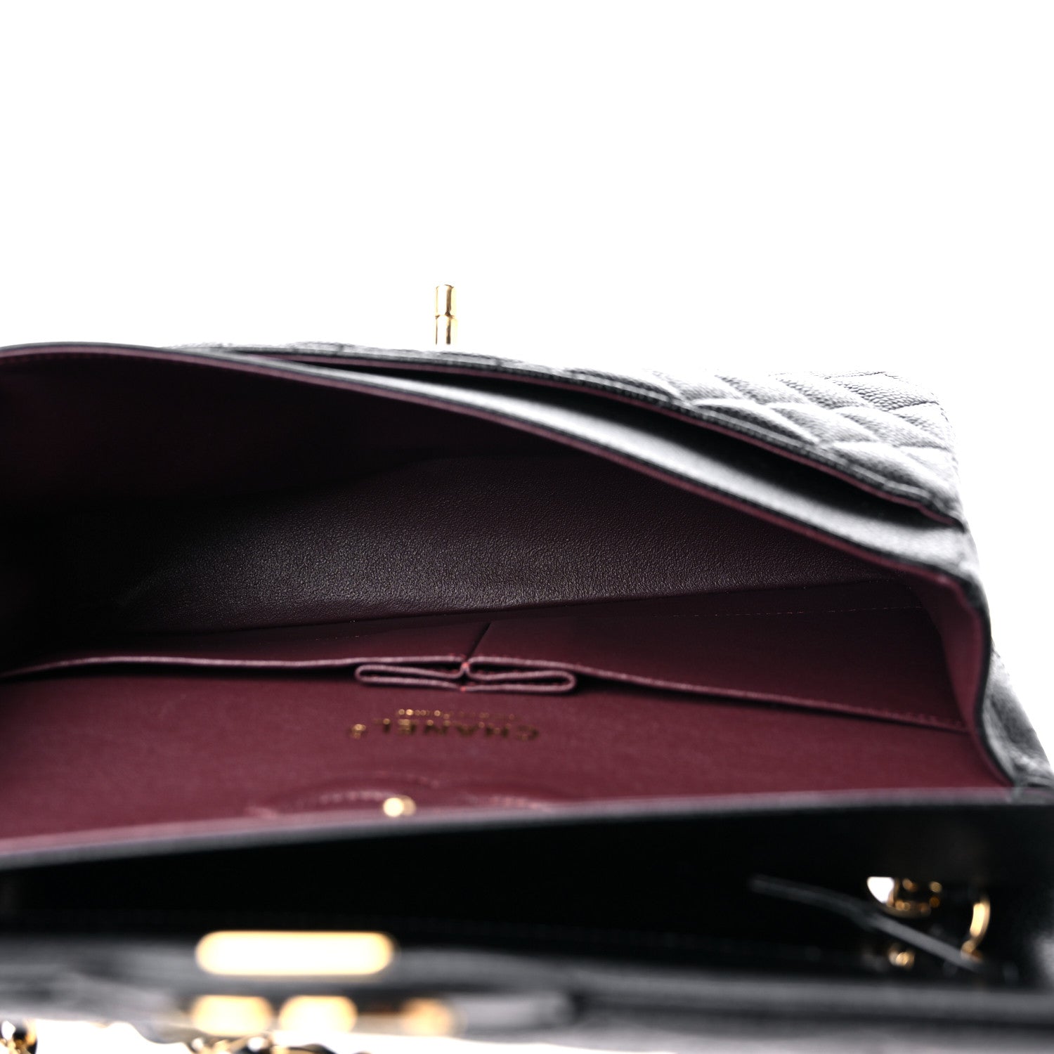 Chanel Caviar Quilted Medium Double Flap Black 5 of 11