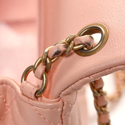 Chanel Lambskin Quilted Mini Pearl Crush Flap Light Orange 13 of 13