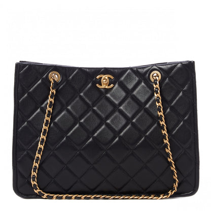 Chanel Caviar Quilted Sweet Classic Shopping Tote Black 1 of 9