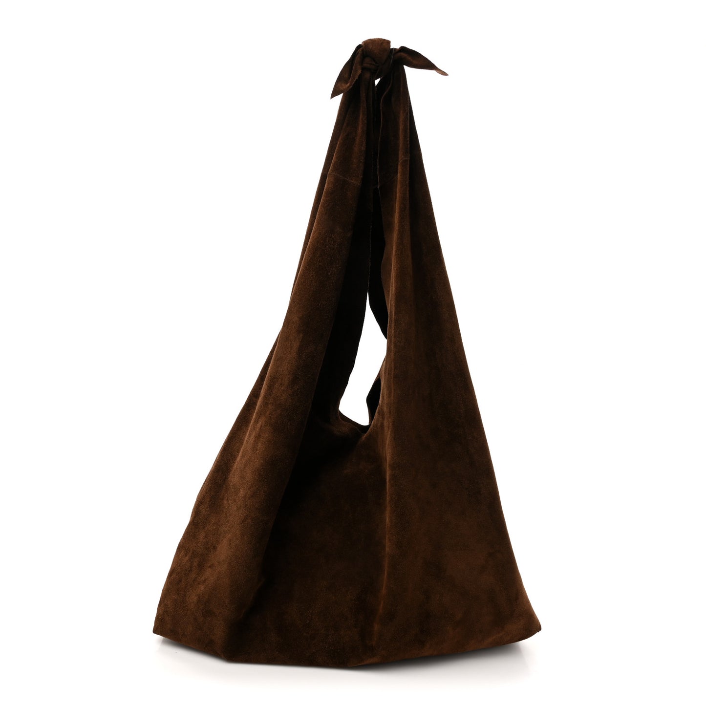 Suede Bindle Bag Espresso