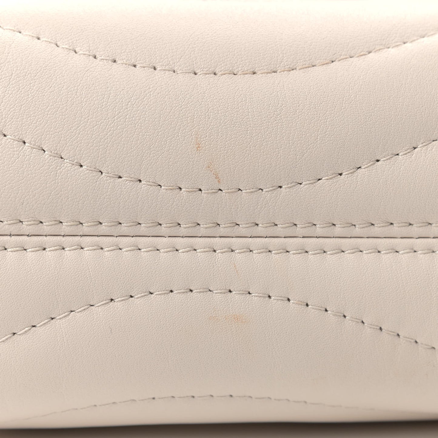 Calfskin LV New Wave Chain Bag Ivory