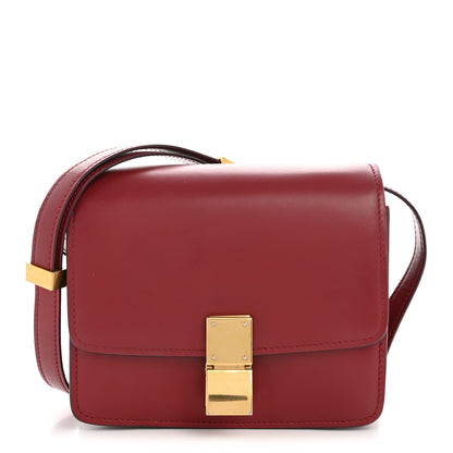 Celine Box Calfskin Small Classic Box Flap Bag Red 1 of 14