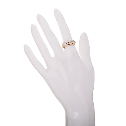 Cartier 18K Pink Yellow White Gold Classic Trinity Ring 51 5.75 2 of 8