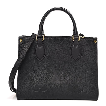 Louis Vuitton Empreinte Monogram Giant Onthego PM Black 1 of 9