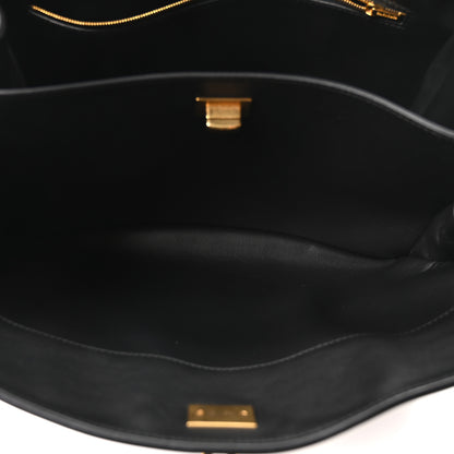 Balenciaga Natural Smooth Calfskin Medium Rodeo Top Handle Handbag Black 5 of 9