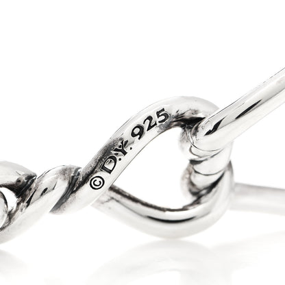 David Yurman Sterling Silver Continuance Triple Drop Earrings 4 of 6