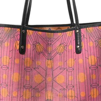 MCM Visetos Medium Project Reversible Shopper Tote Cognac 15 of 18