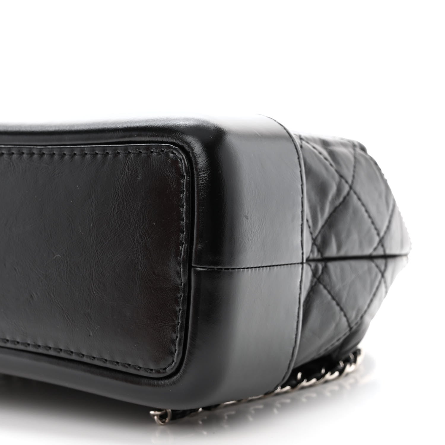 Chanel Aged Calfskin Quilted Small Gabrielle Backpack Black 10 of 11