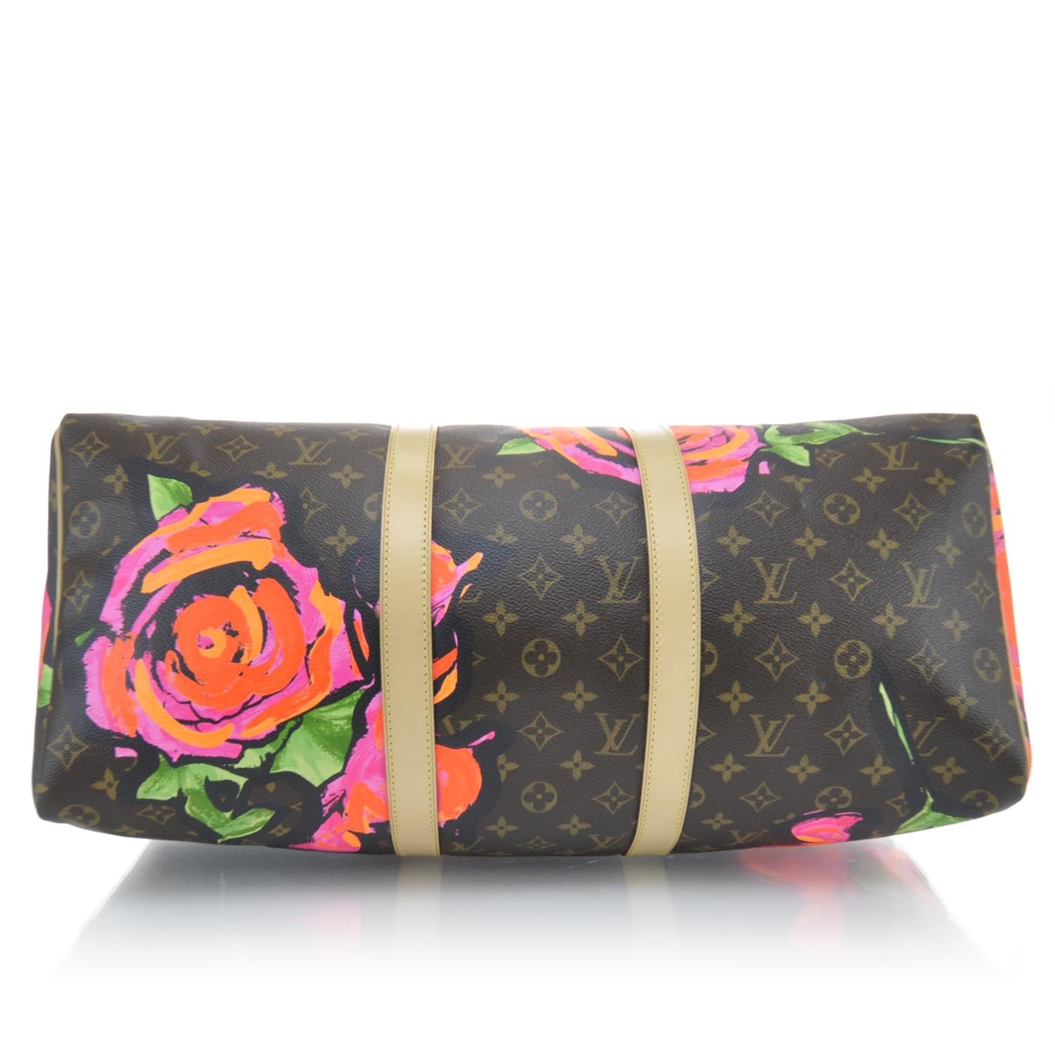 Louis Vuitton Monogram Roses Keepall 50 5 of 11