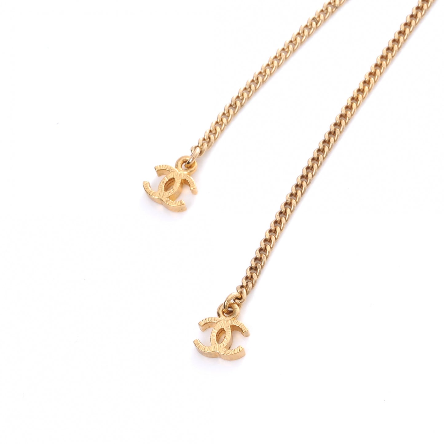Paris Byzance Long CC Necklace Gold