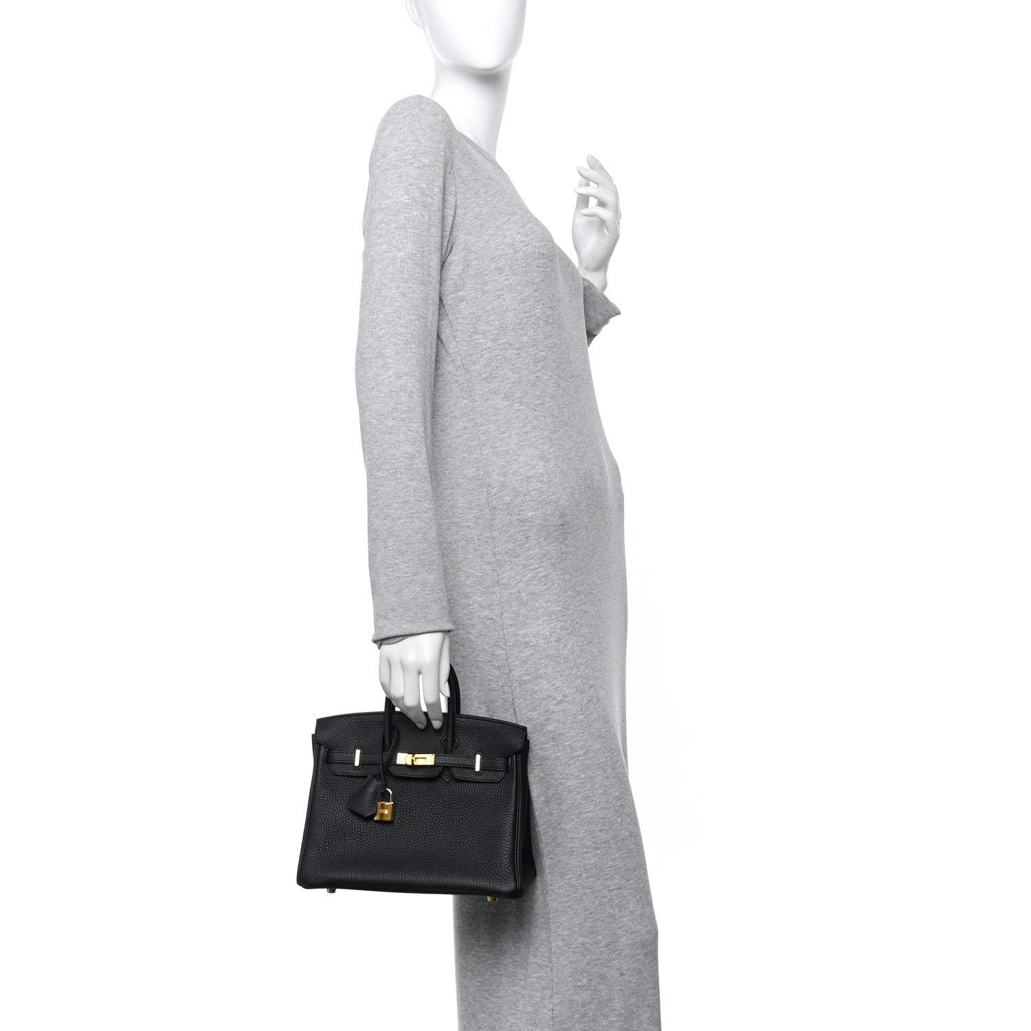 Hermes Togo Birkin 25 Black 2 of 13