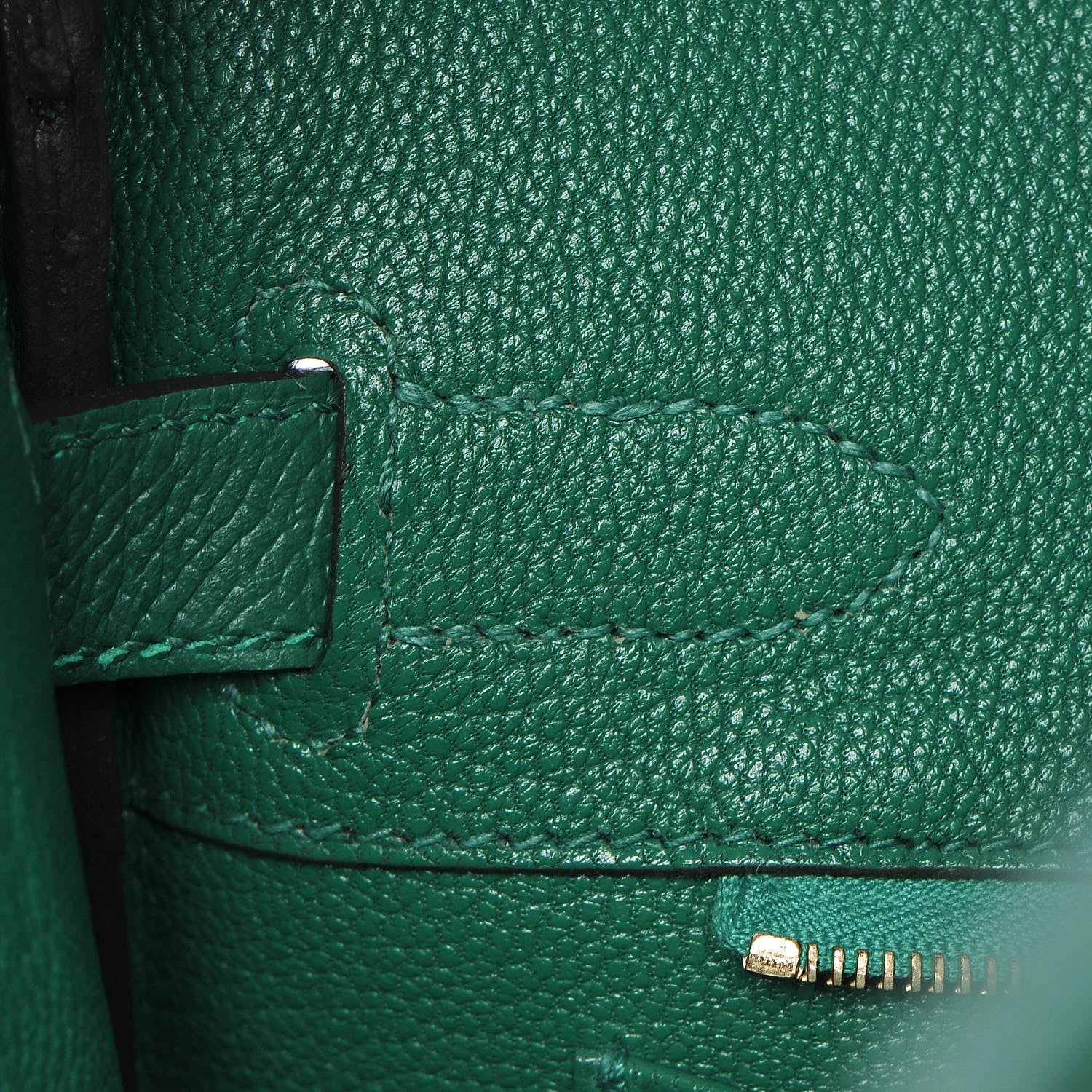Hermes Epsom Birkin 30 Vert Vertigo 21 of 35