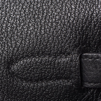 Hermes Taurillon Clemence Birkin 35 Black 17 of 44