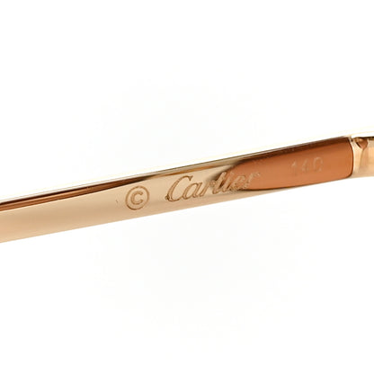 Cartier Metal C Decor CT0037RS Sunglasses Gold 5 of 8