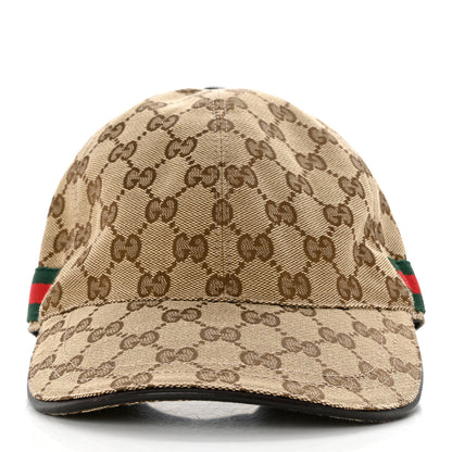 Gucci Monogram Web Baseball Hat L Beige Cocoa 3 of 9