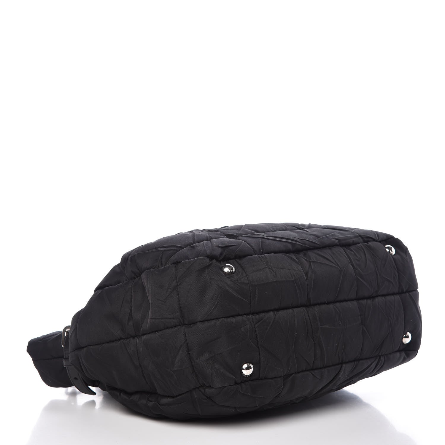 Prada Tessuto Nylon Quilted Tote Nero Black 4 of 13