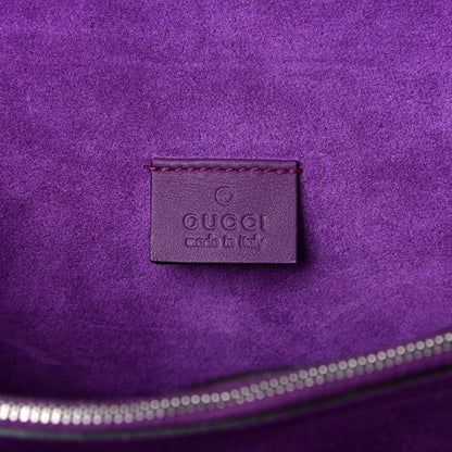 Gucci GG Supreme Monogram Embroidered Small Dionysus Shoulder Bag Purple 6 of 10