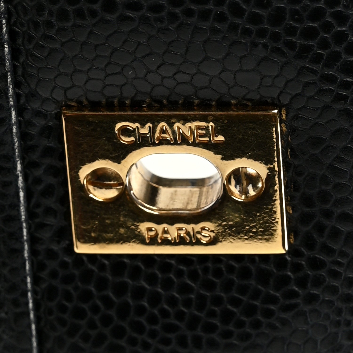 Chanel Caviar Quilted Jumbo Single Flap Black 7 of 11