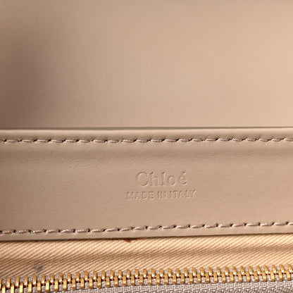 Chloe Shiny Calfskin Suede Small C Double Carry Bag Motty Grey 6 of 9