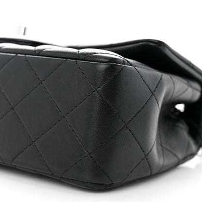 Chanel Lambskin Quilted Mini Rectangular Flap Black 10 of 11