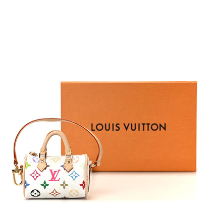 Louis Vuitton LV X TM Monogram Micro Speedy Bag Charm White 10 of 10