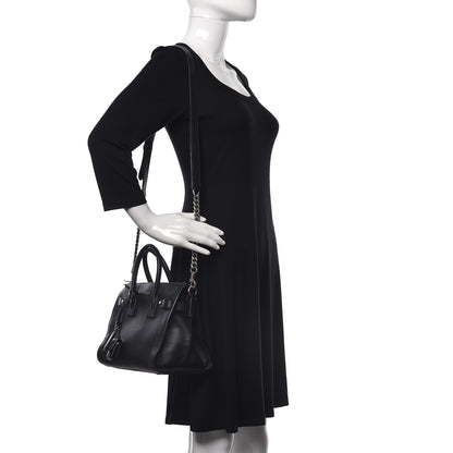 Saint Laurent Grained Calfskin Baby Supple Sac De Jour Black 2 of 14
