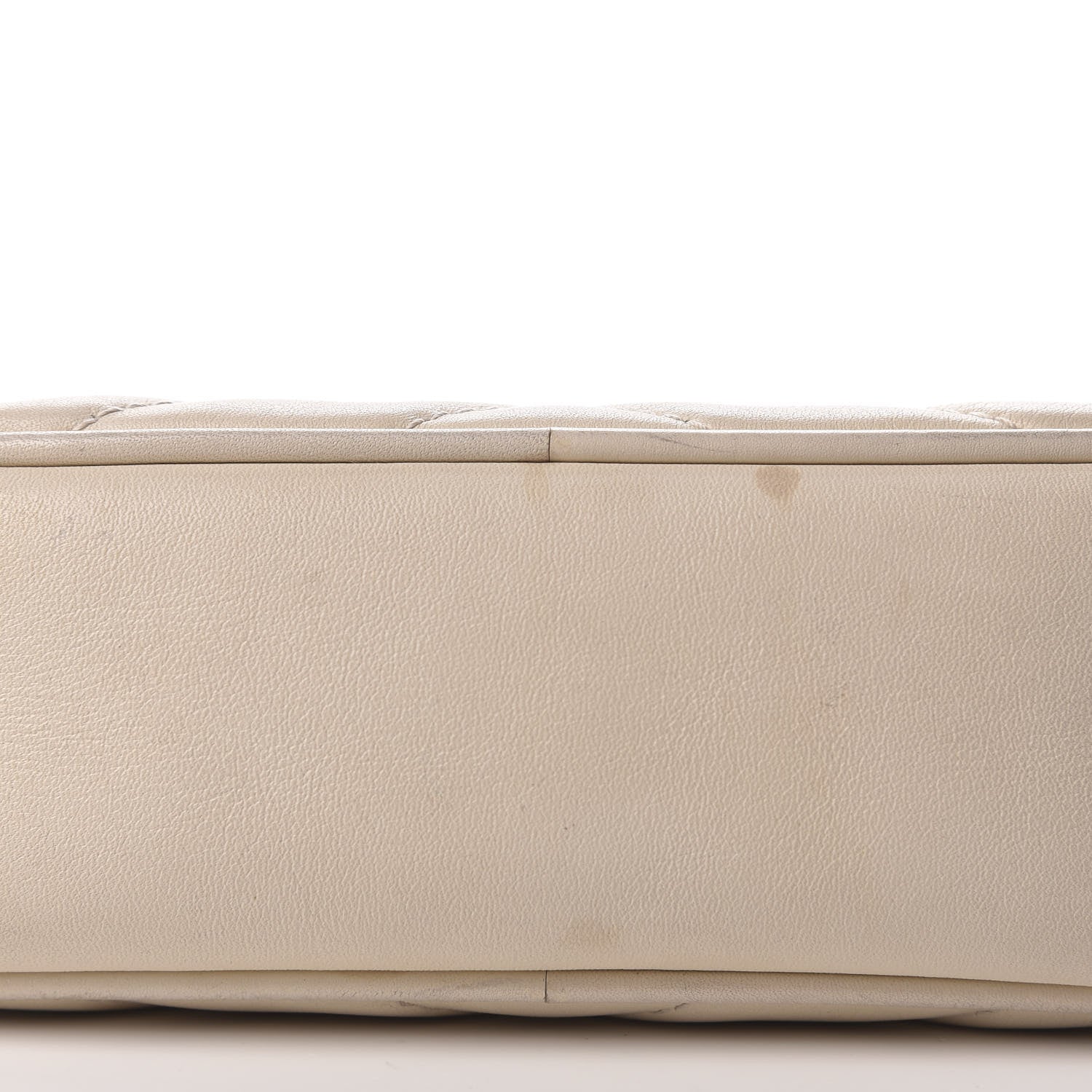 Gucci Calfskin Matelasse Mini GG Marmont Chain Shoulder Bag White 10 of 13
