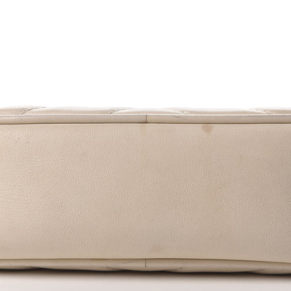 Gucci Calfskin Matelasse Mini GG Marmont Chain Shoulder Bag White 10 of 13