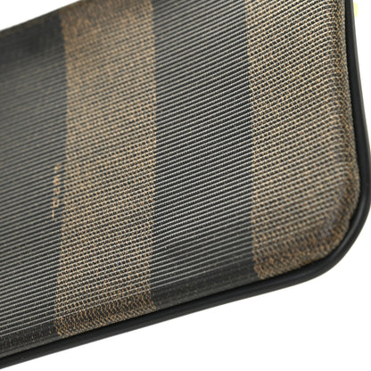Fendi Pequin Zip Clutch Tobacco 10 of 10