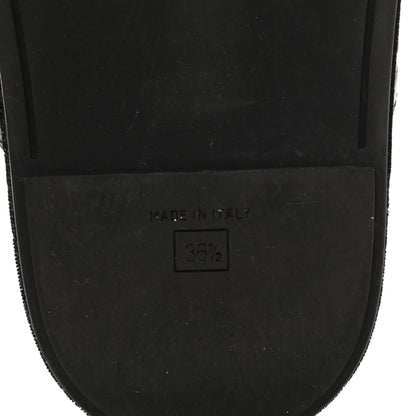 Fendi Calfskin FF Embossed Pearland Slide Sandals 36.5 Tobacco Moro 6 of 12