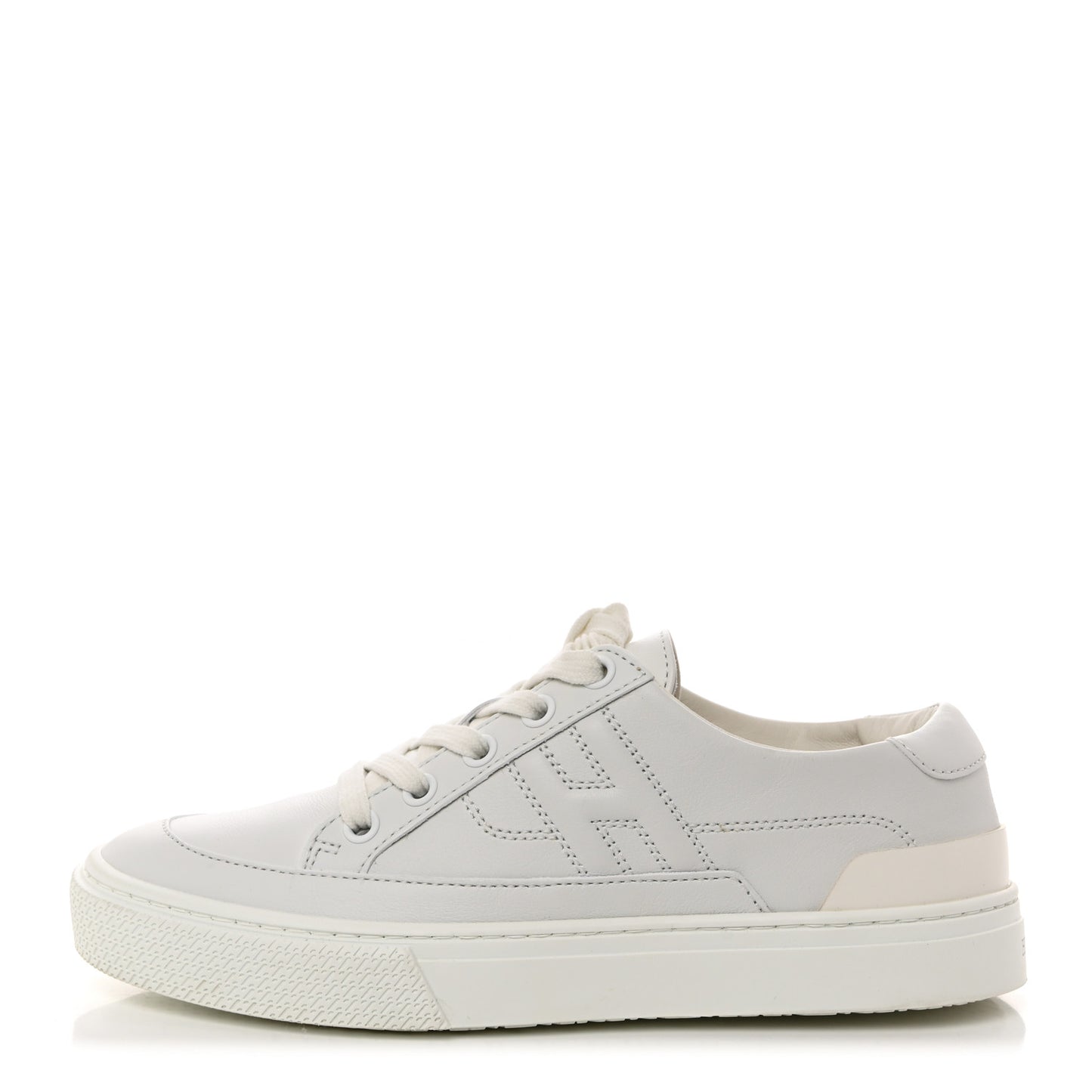 Calfskin Deep Sneakers 35 White